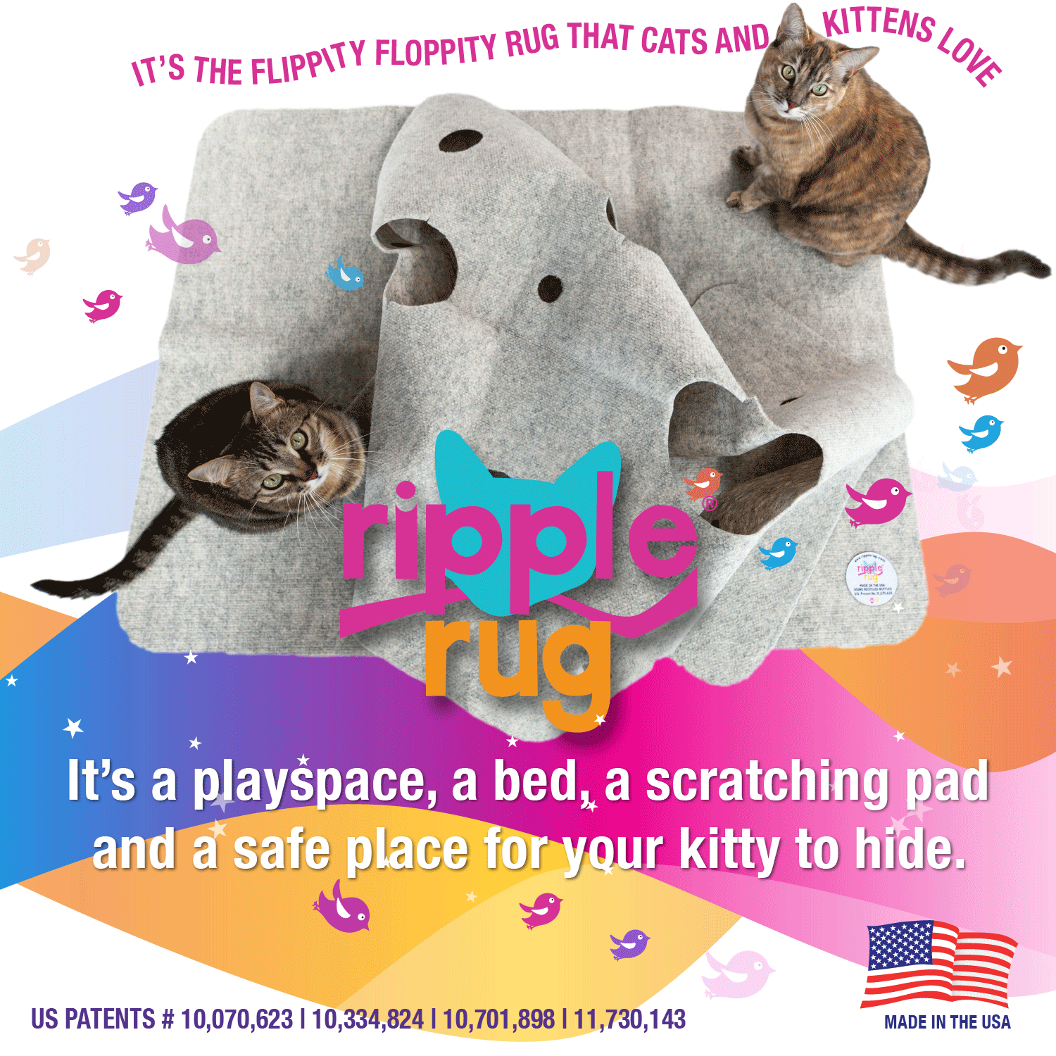 Snugglycat the hot sale ripple rug